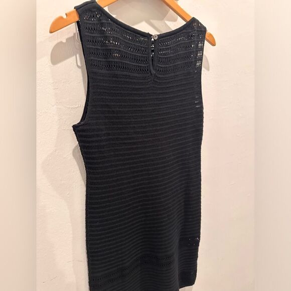 Tommy Bahama Black Mini Dress Size S Sheath Linen - Picture 10 of 10